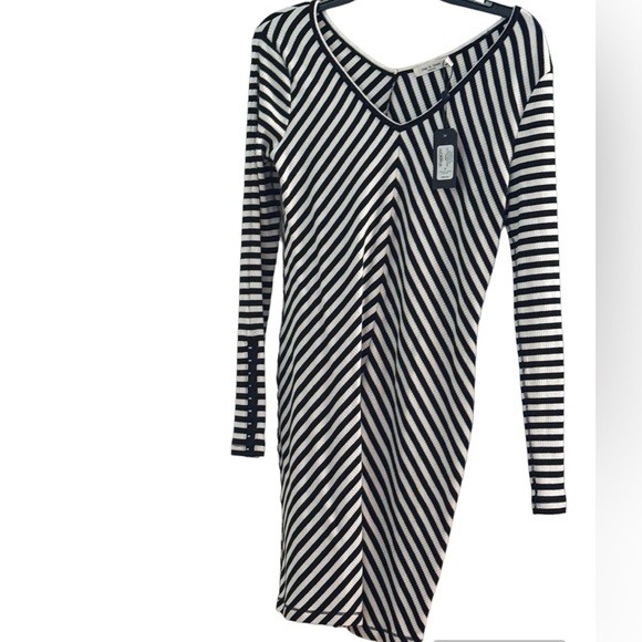 NWT Rag & Bone Black & White Halifax Dress - Picture 4 of 6